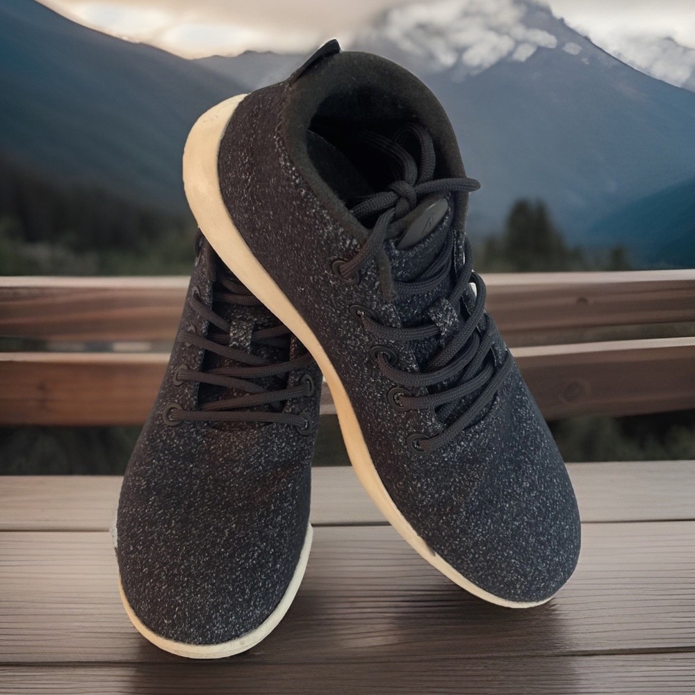 Allbirds Wool Runner Up Mizzles Men's Size 12 Grey Merino Wool Sneakers $125